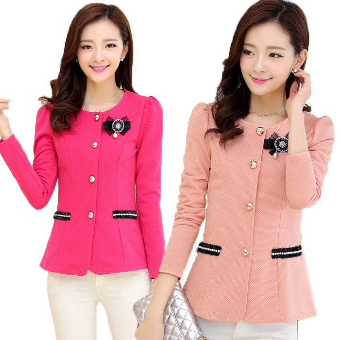 

Blazer Women 2020 Corsage 4XL 5XL Plus Size Formal Lady Blazers Jackets for Woman Work Wear Coat Jaqueta Top Feminino, White