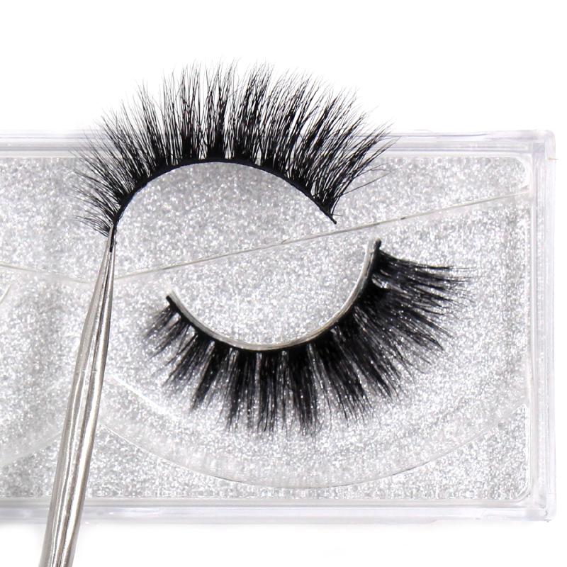 

AMAOLAS False Eyelashes 100% 3D Mink Lashes Natural Long Charming Curling Beauty Professional Makeup Extension Tools A01