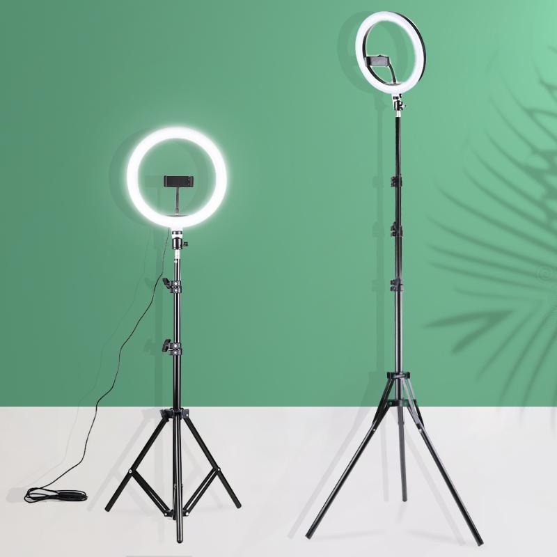 

26cm/10inch LED Selfie Ring Light Dimmable LED Ring Lamp Photo Video Camera Phone Light ringlight For Live YouTube Fill