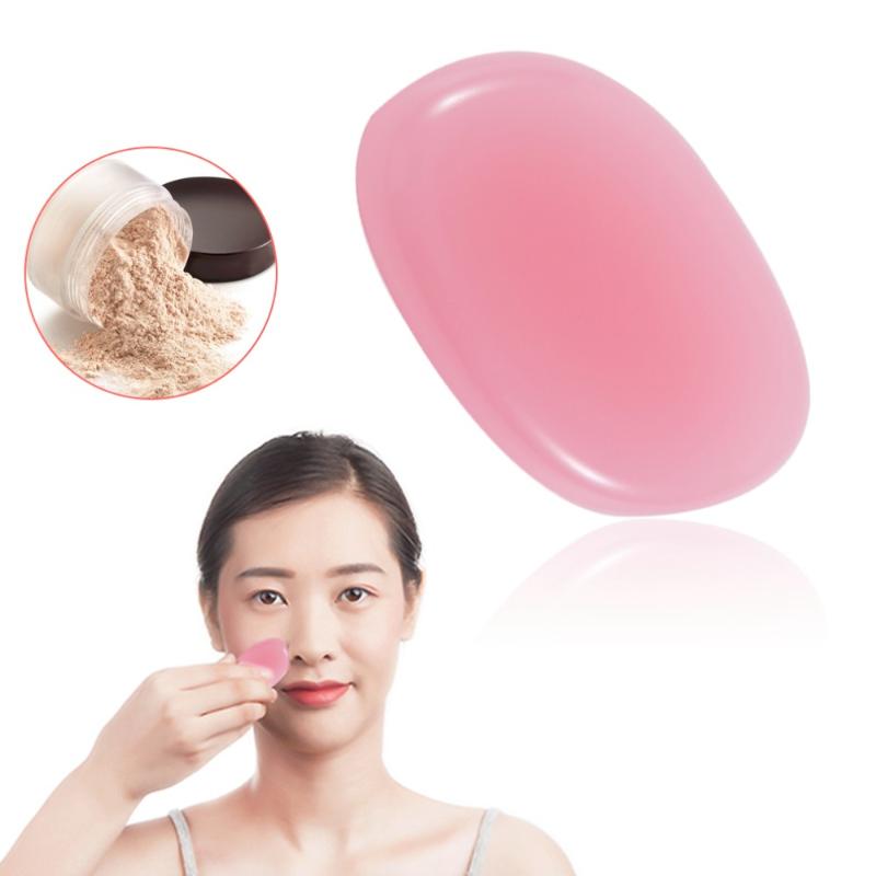 

High Density Portable Size Dry Wet Use Women Silicone Cosmetic Makeup Puff Liquid Foundation BB Cream durable easy use