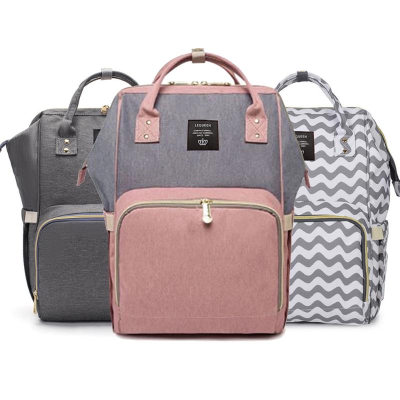 

Large Capacity Multifunction Mummy Bag Waterproof Maternity Nursing Nappy Diaper Bag for Stroller Travel Backpack Mommy Backpack