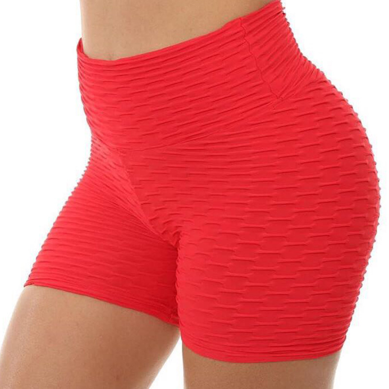 

Women Solid Elastic Sport Legging Sexy Seamless Fitness Yoga Shorts Quick Dry Work Out Gym Leggings Female Running Tights, Yp0063-4