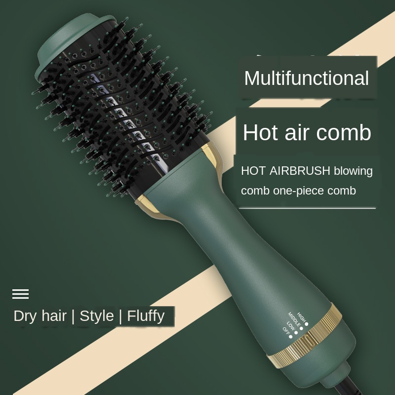 

hotwind shu Blowing Combs Automatic Curler Straight Comb Hairdryer Hair Straightener