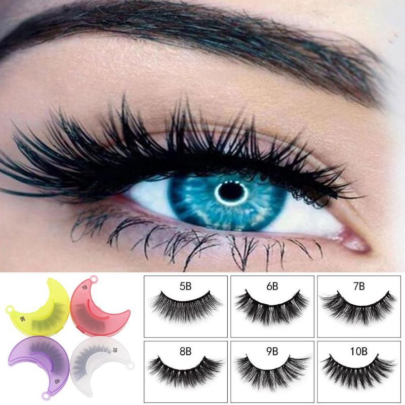 

1 Pairs 3D Mink Lashes Natural False Eyelashes Dramatic Volume Fake Lashes Makeup Eyelash Extension Silk Eyelashes With Box