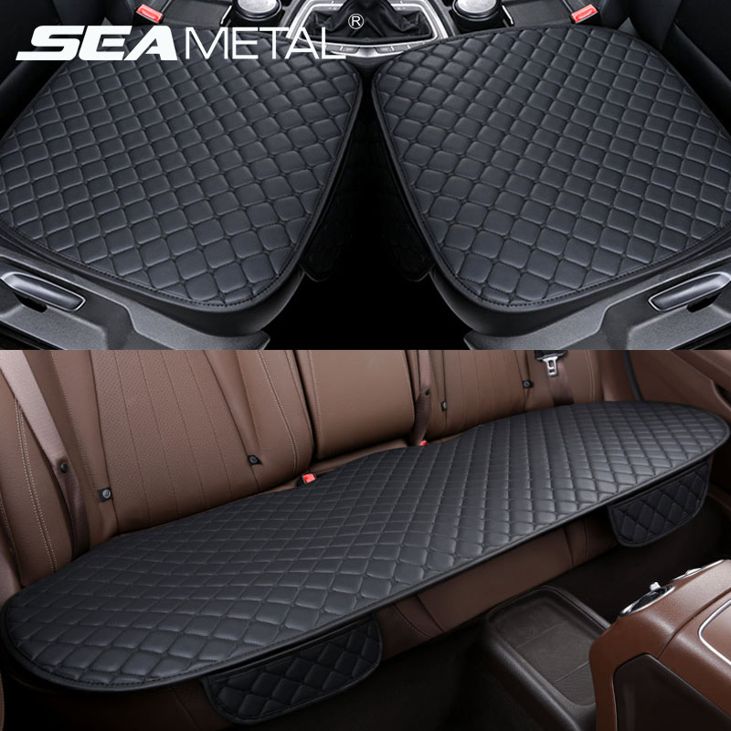 

Car Accessories Car Seat Covers PU Leather Auto Seat Cushion Mat Breathable Front Rear Back Cover Universal Cushion