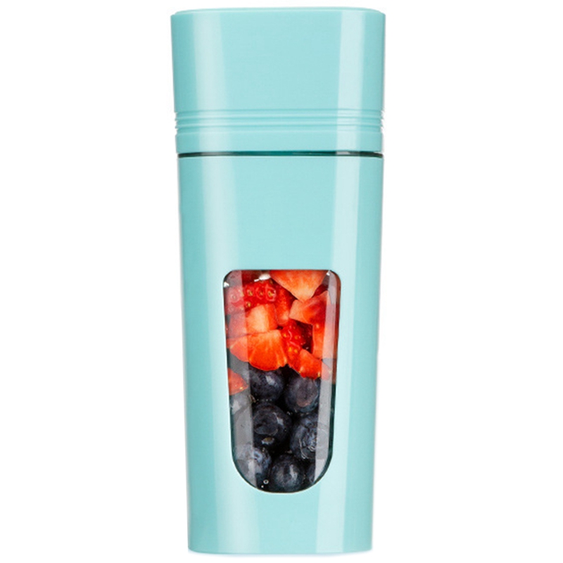 

Portable Blender for Handmade Fruit or Vegetable Smoothie Mini Juicer with USB Rechargeable for Outdoor, Travel Blue