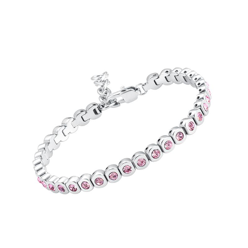 

IJB0174 Stainless Steel Crystal Bracelets New Fashion Women's Jewelry Chain Bangle & Bracelets