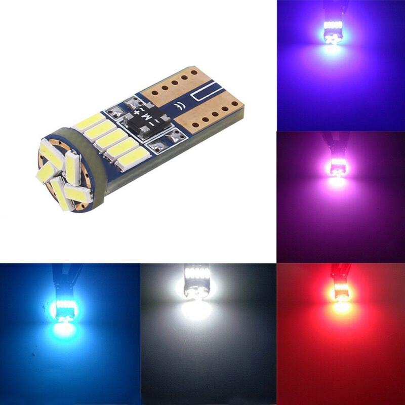 

T10 LED Car Width Lamp License Plate Light Interior Reading the width light Signal Lamp Car Accessories, As pic