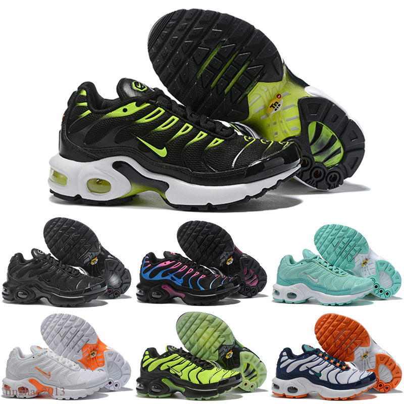 

Classic TN PLUS run Sports Shoes Be True Trainers For Men Women kids top quality Sneakers, Black;brown