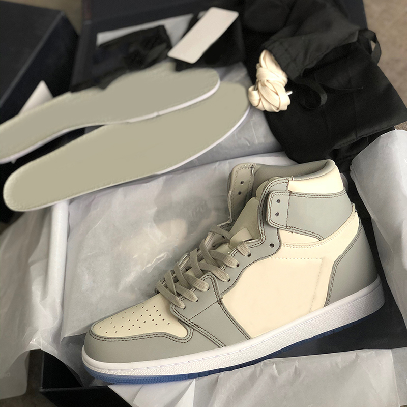 

Men shoes 1 High O G Air Sneakers High Top Zoom R2T Racer Trainers Grey Embroidery Basketball Shoes Women Print Jump Sport Shoes, Blue