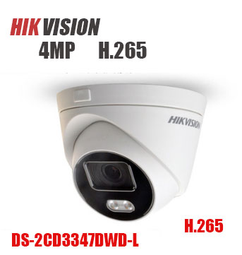

HIKVISION Wide-Angle 180 Degree DS-2CD3347DWD-L 4MP H.265 IP Dome Camera Support ONVIF PoE/DC12V IR 10M