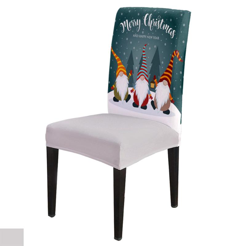 

Dining Room Chair Cover Christmas Santa Claus Chair Covers Table Cover Chairs for Kitchen Tablecloth Home Decor