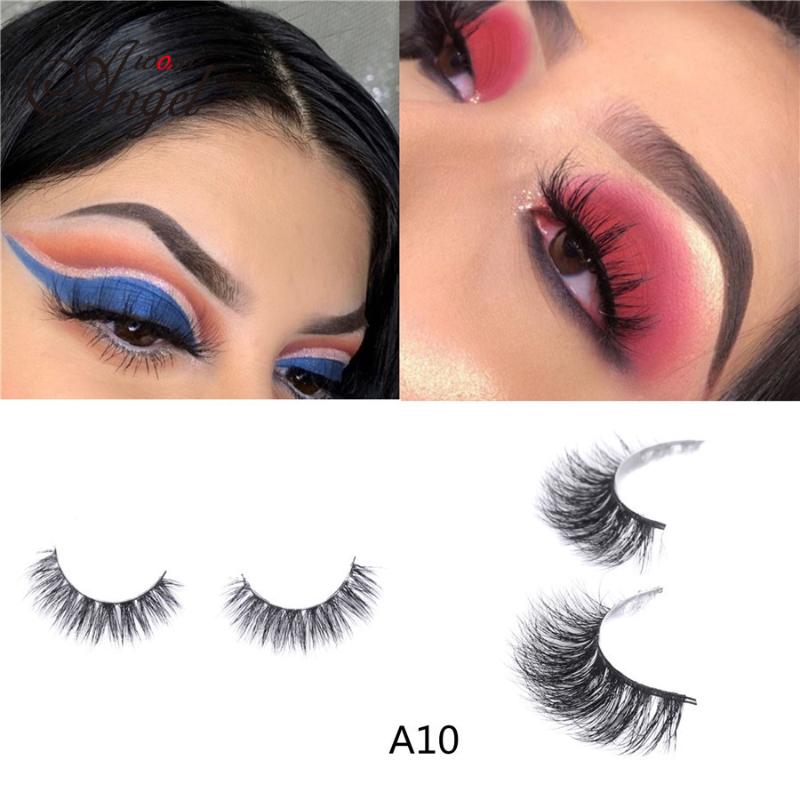 

Wowangel 3D Mink Eyelashes Crossing Mink Lashes Hand Made Full Strip Eye Lashes 22 Styles cilios naturais False