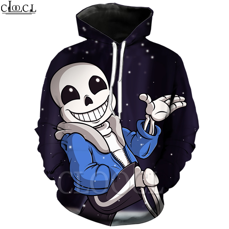 

CLOOCL Newest Games Undertale Sans Hoodie 3D Print Funny Hooded Coat Sweatshirt Men Women Clothing Long Sleeve Couples Pullovers -5XL, Hoodie 1