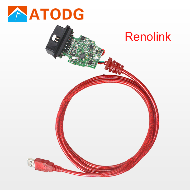 

Renolink V1.87 OBD2 forRenault ECU Programmer V1.52 CD Software Key Coding UCH Matching Dashboard Coding ECU Resetting Functions
