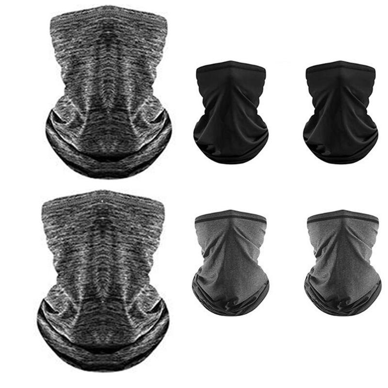 

#R25 2 Pieces Of Sunscreen Windproof Cycling Face Cover Face Scarf UV Protection Neck Hiking Scarves Dustproof Outdoor Headwear