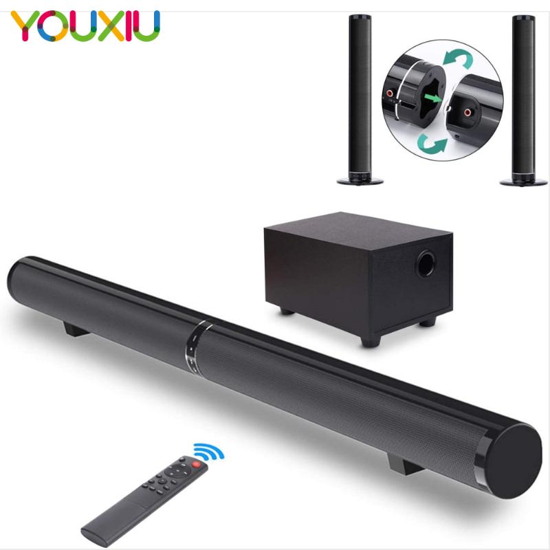 

LP-1807P 45W Home Theater Soundbar Separable Bluetooth Speakers TV Audio 2.1 Echo Wall Bar With Speaker Subwoofer bass