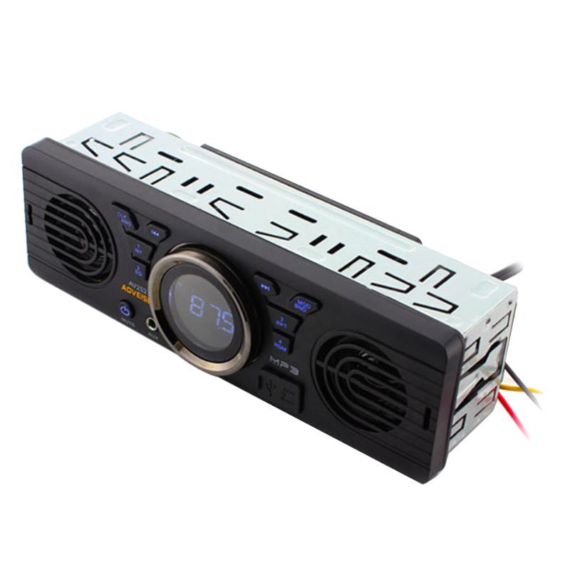 

Multimedia Audio Player Auto Electronics Bluetooth LCD Display In Dash Vehicle Stereo Car Radio 2 Speaker MP3 Accessories FM