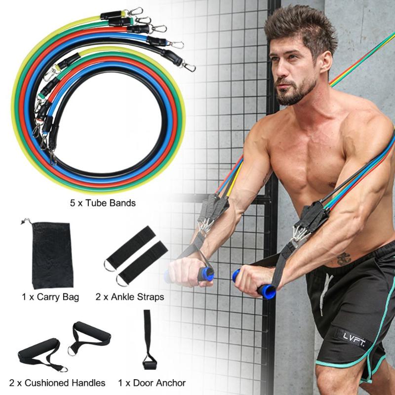

New Hot Fitness Resistance Bands - Resistance Band Handles Bands Workout, Exercise Band Set Dropshipping