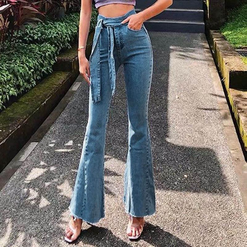 

Women High Waist Jeans Sexy Jeans Denim Harem Pants Womens High Streetwear Loose Pants Black Women Plus Size#G30, Blue