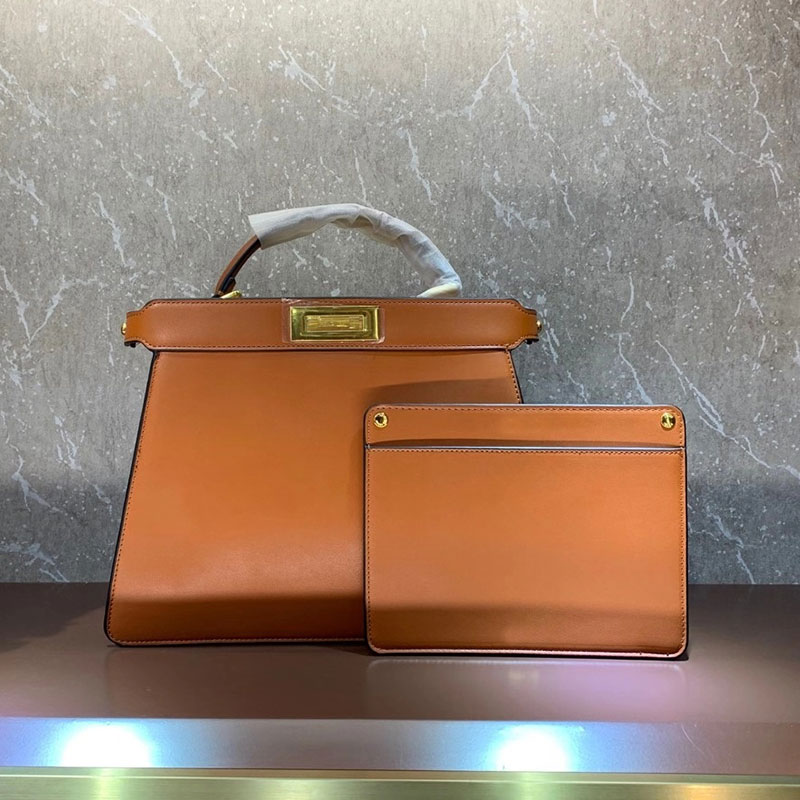 

Handbag Tote Bag Hand Bag Genuine Leather Classic Lock High Quality Removable Interior Pocket Gold Hardware Embroidery Letter Shoulder Strap, Blue