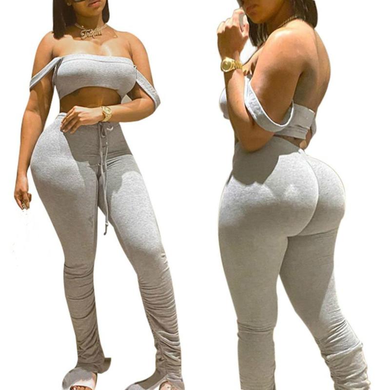 

Women Sexy Yoga Set Workout Sleeveless Crop Top Vest + Leggings Pants Sportsuit Fitness Running Clothes Gym Sportswear Tracksuit, Black