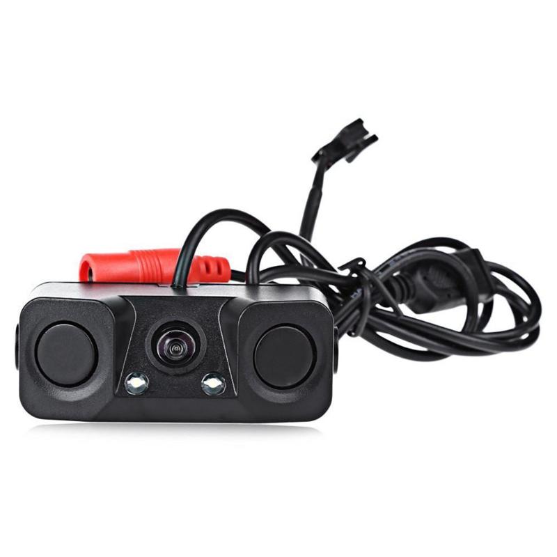 

3 In 1 Truck Camera Video Waterproof Parking Sensor Auto Security Rear View Car Reversing Kit
