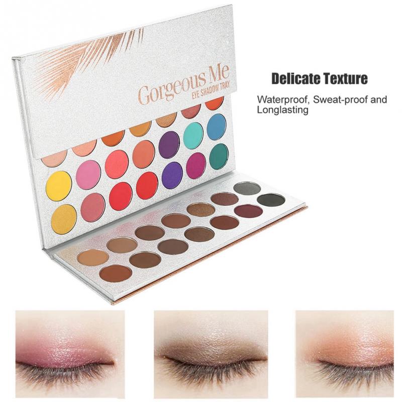 

Beauty Glazed Palette Eye shadow Glitter Eye Make Up Glitter Palette 63 Colors Matte Makeup Cosmetics Single shadow, White