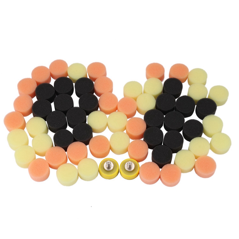 

62 Pcs 1 Inch 25Mm Buff Polishing Pad Kit for Car Polishing Multipurpose Pad