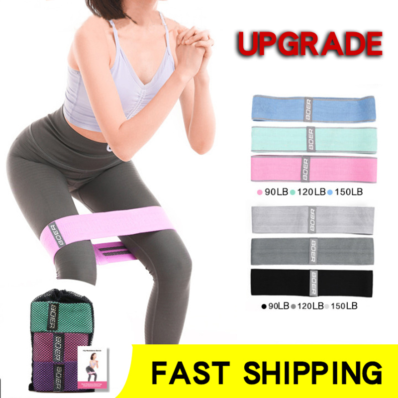 

3 Pieces Fitness Rubber Resistance Bands Expander Rubber Bands Elastic Band For Fitness Band Training Mini Dropshipping