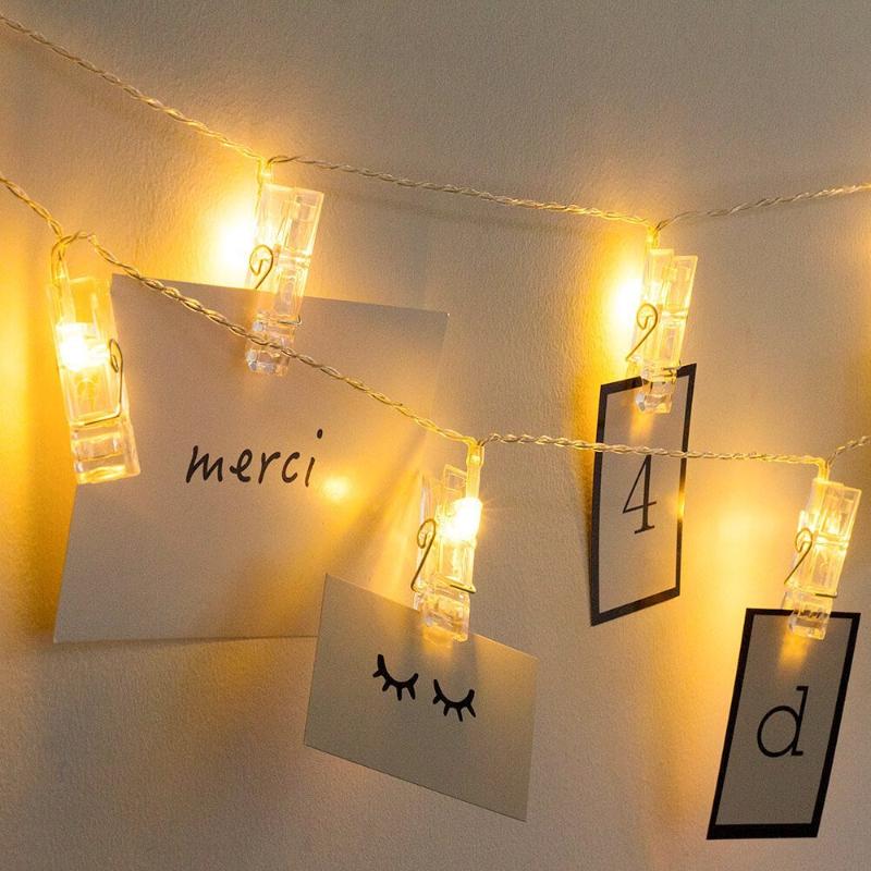 

2M/5M/10M USB LED Light String Outdoor Garland for Photo Clip Decor Fairy/String Lights Chain Battery Christmas Copper Wire Lamp