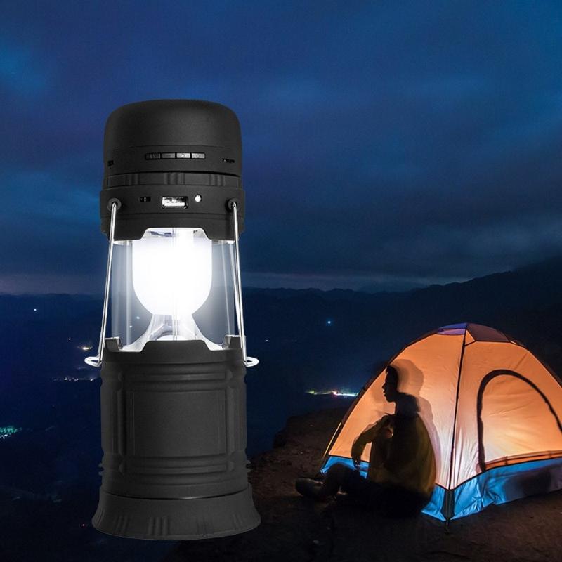 

LED Solar Flashlights Portable Travel Torch Recharge for mobile phone Hand Lamp Camping Lanterns Tent Emergency Light speaker