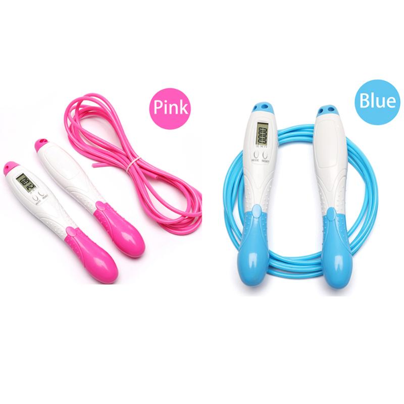 

Digital Jump Rope With Counter Portable AntiSlip Exercise Adjustable Skipping Ropes Fitness Equipment new
