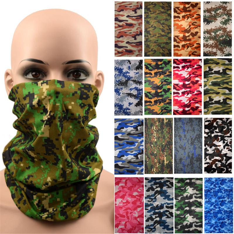 

Camouflage Style Bandana Scarf Digital Print Outdoor Bandana Riding Mouth Nose Protection Scarves Dropship Scarfs Neck Gaiters, Camou12