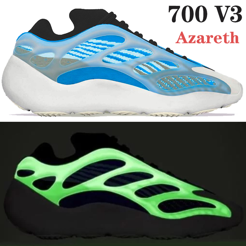 

2021 NEW Top 700 V3 Azareth Azael alvah OG running shoes reflective fashion outdoor mens sneakers women sport trainers US 5-11