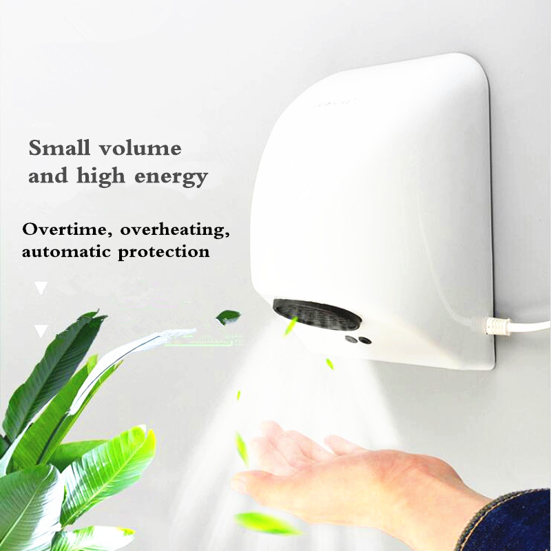 

Automatic induction bathroom hand dryer, mini plastic hotel commercial hand dryer