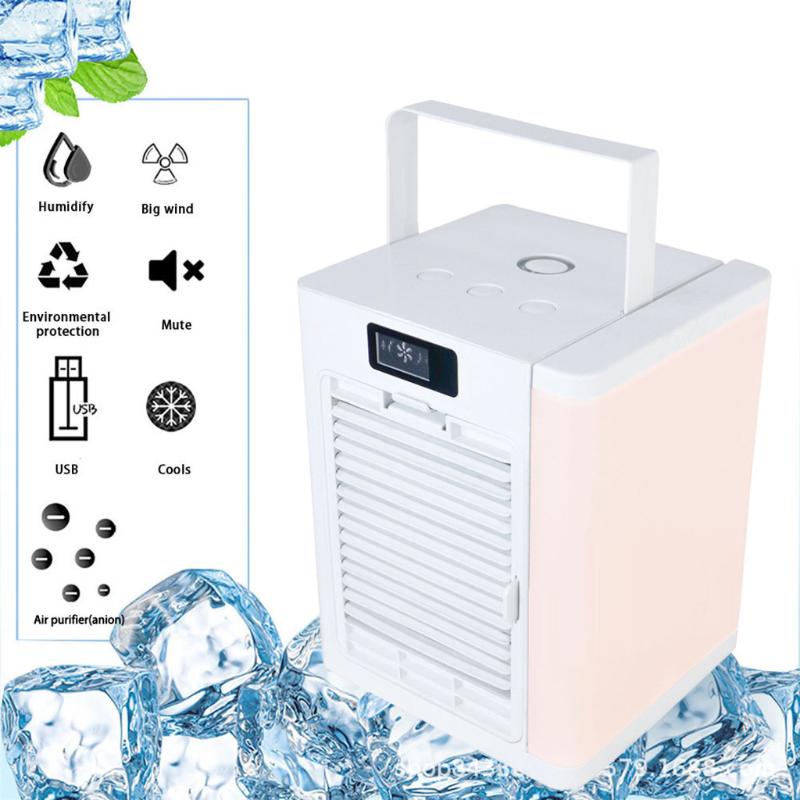 

Portable Mini Air Cooler Multi-function USB Air Conditioning Fan Removable Fan Cool Conditioning Cooling for Home#T2