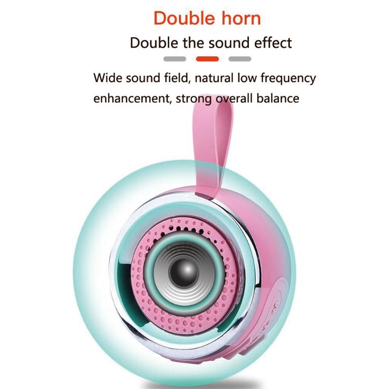 

TG146 Portable Mini Bluetooth Speaker with FM Radio Waterproof Small wireless Subwoofer Wireless TF Card Speaker Boombox