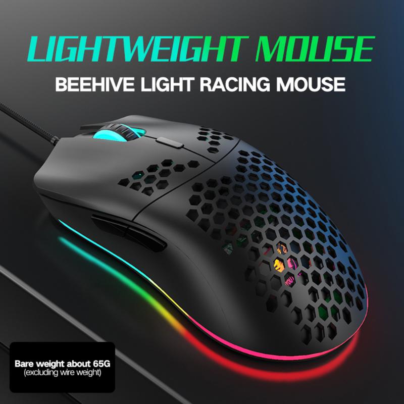 

Wired Gaming Mouse 12000DPI Hollow-out Lightweight Mice School Office Working Accessories for ZIYOULANG M6 RGB PC