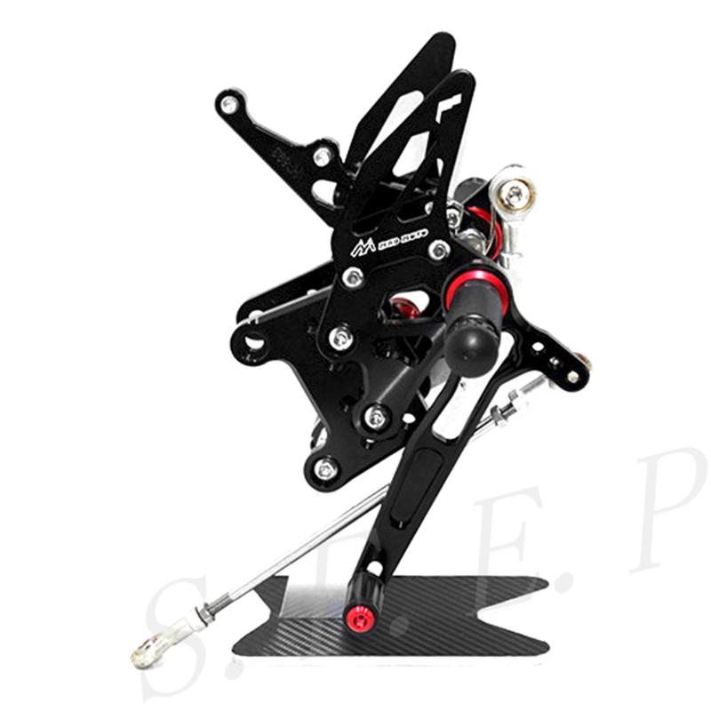 

CNC Adjustable Footrest Rearsets Foot Pegs Set For Speed Triple 1050 2005 2006 2007 2008 2009 2010