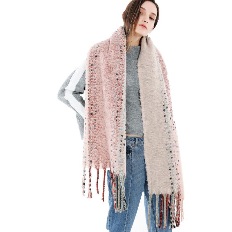 

190*56cm Cashmere imitation Shawl Scarf Autumn Winter Scarves Men Foulard Square Hijab Ladies wrap muffler pareo female hijab