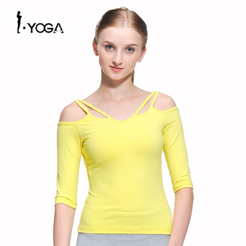 

Women Half Sleeve Sport T-shirt Fitness Yoga Tights Tank Cropped Top Gym Sportswear Clothing Blouse Running Singlet CXT009, White