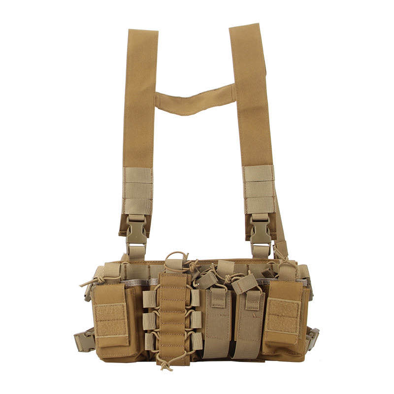 

Tactical Chest Rig D3CR Rapid Assault Armor Hunting Carrier Vest Combat Gear, Green