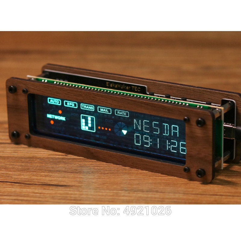 

Desktop VFD Clock Fluorescent Tubes Creative Retro Electronic Clock Decoration Boyfriend Gift