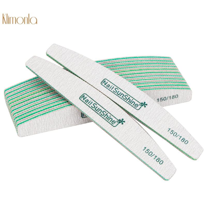 

25Pcs/lot Green Nail Art Buffer Block 150/180 Grit Professional Double-sided Sanding Nail File Cuticle Remover Manicure Tools