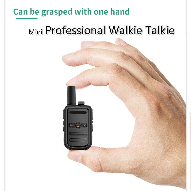 Radio Station Ultra Small Walkie Talkie School Hiking Mini Walkie