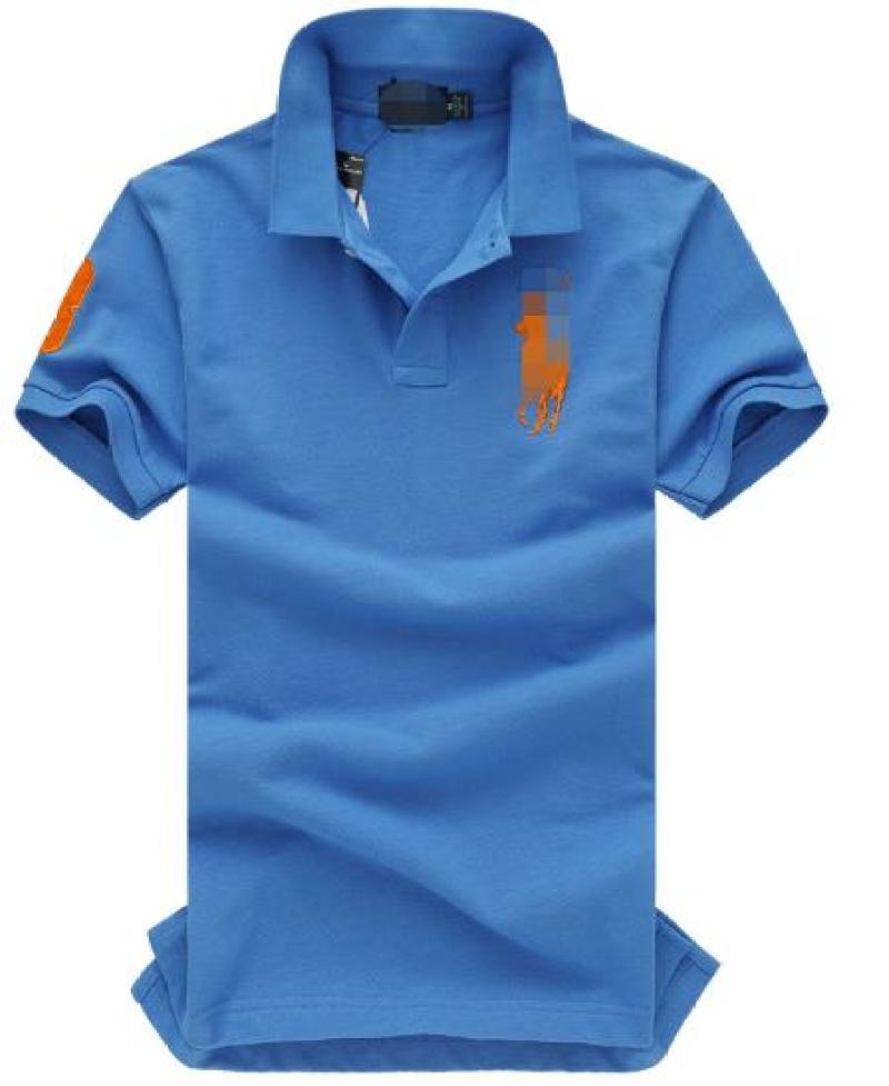 

The Blue Men'S Leisurely In The Spring And Autumn Render T-Shirts With Short Sleeves 1866