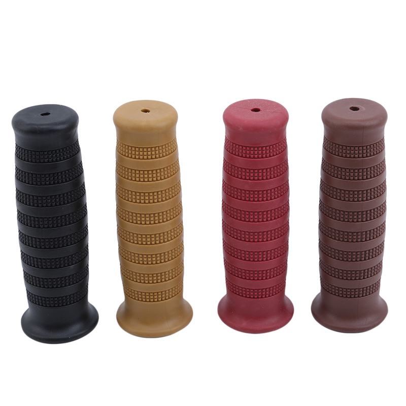 

2pcs Rubber Classic Vintage Moto Handlebar Vintage Retro For Style Parts Universal Motorbike Accessories Motorcycle Grip