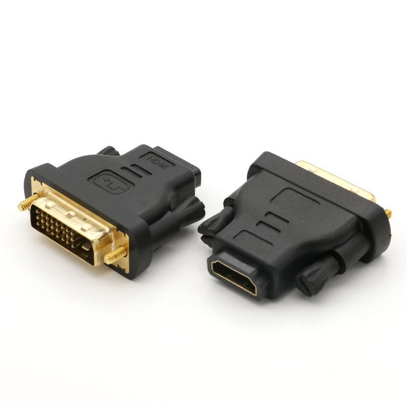 

2 PCS DVI 24+1 To Adapter Cables Male To Female DVI Cable Converter Support 1080P For HDTV Projector Monitor