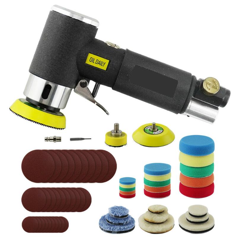 

1'' 2'' 3'' Mini Air Sander Dual Action Random Air Orbital Sander Polisher Grinder Pneumatic Sanding Tools Angle Poli